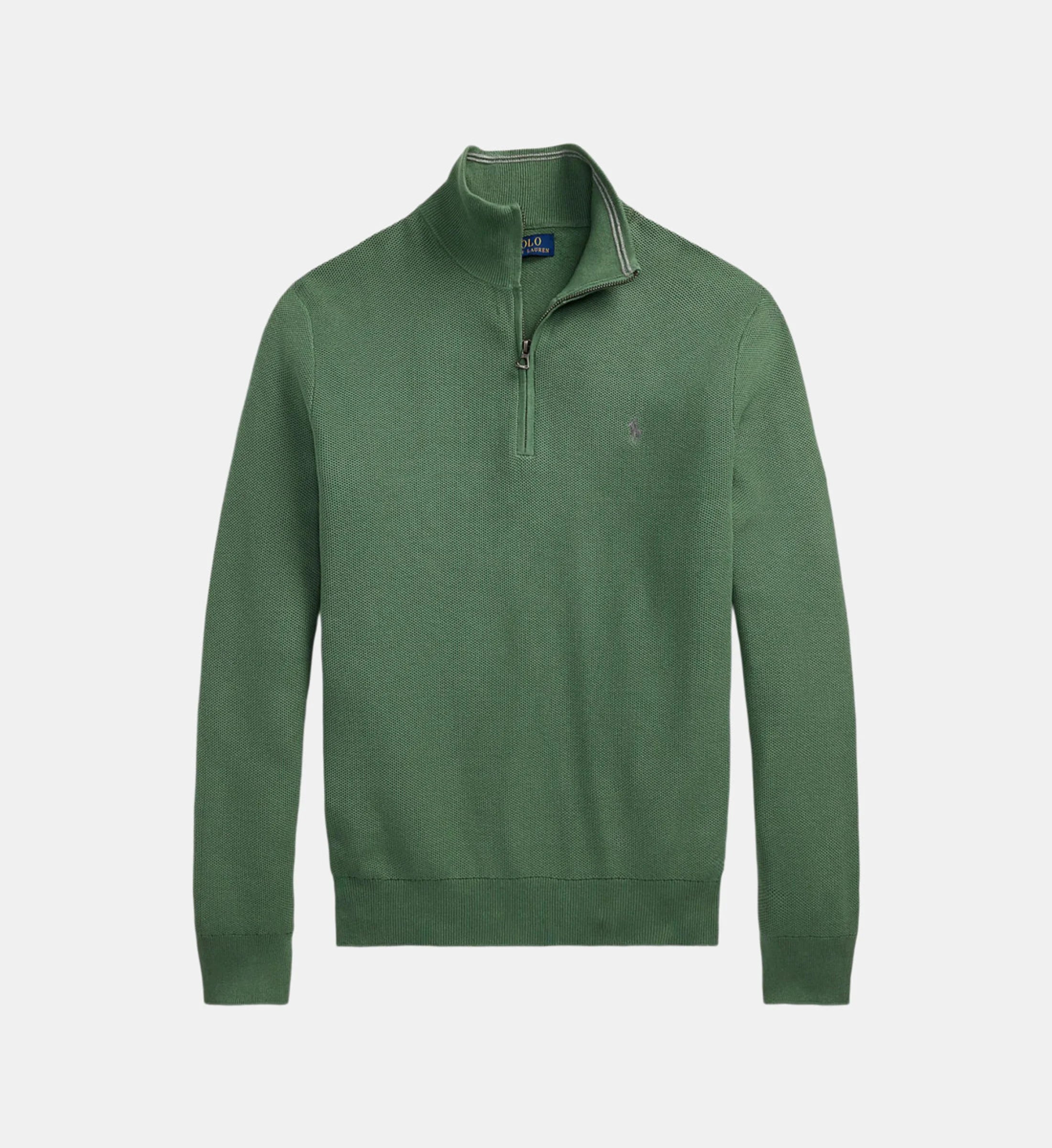 Pull droit col camionneur coton piqué