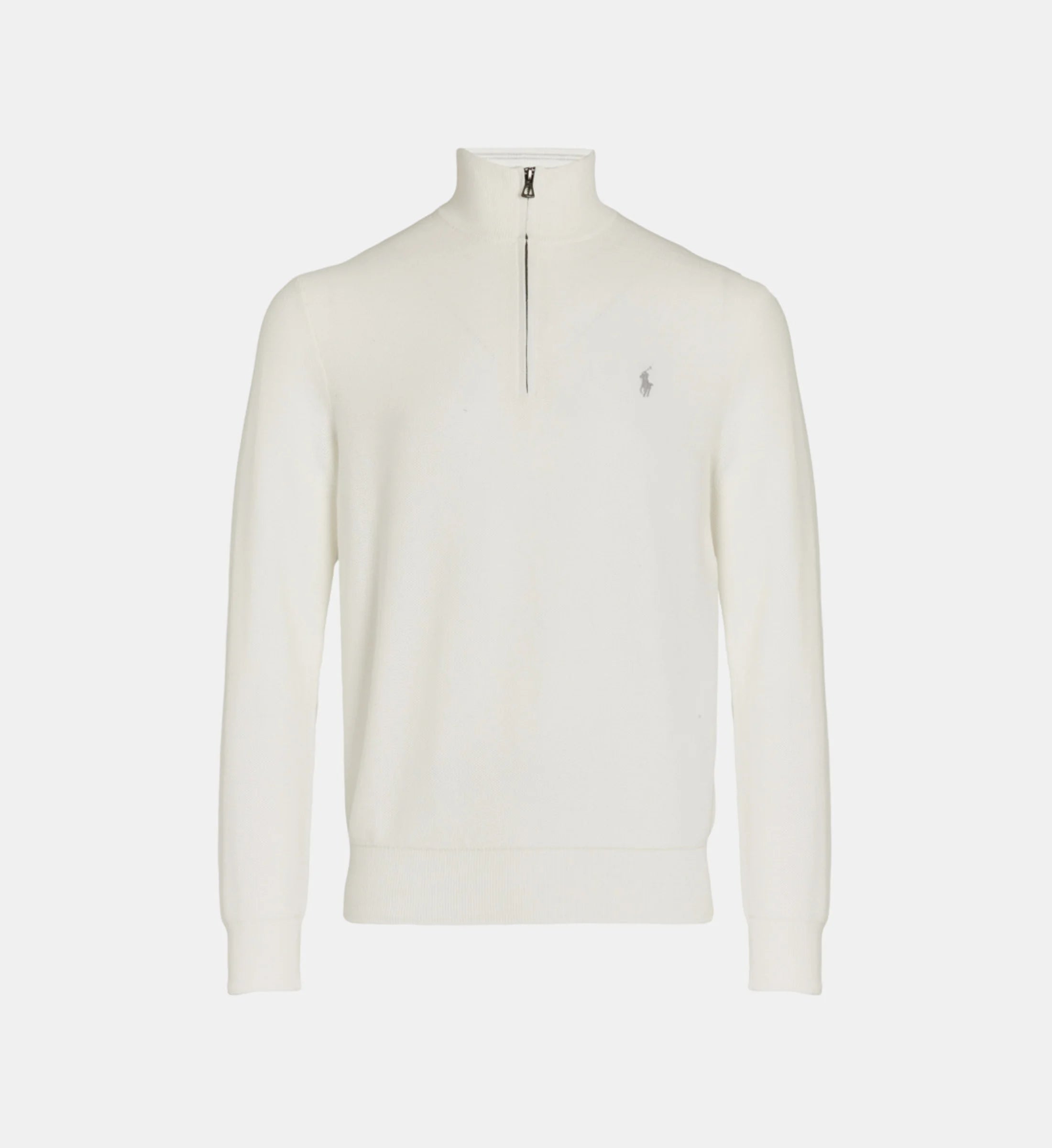 Pull droit col camionneur coton piqué